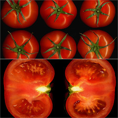 Image showing tomatoes collage