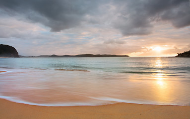 Image showing Sunrise Pearl Beach