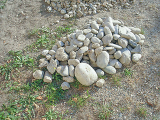 Image showing Heap of stones