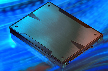 Image showing speed solid state drive storage