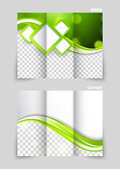 Image showing Tri-fold brochure template design