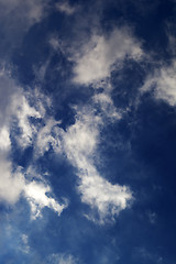 Image showing Blue sky with clouds