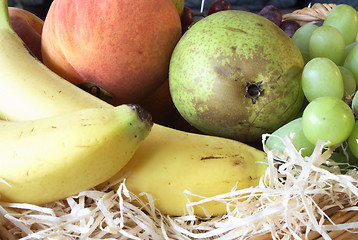 Image showing fresh fruit basket