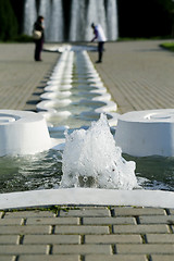 Image showing beautiful fountains