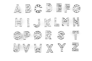 Image showing briliant letters (alphabet)