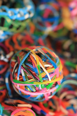 Image showing sphere from rubber band gums