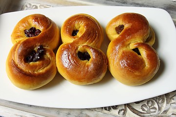 Image showing Saffron buns