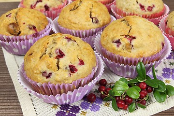 Image showing Homemade muffins