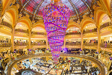 Image showing Galeries Lafayette warehouse, Paris, France.