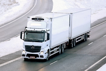 Image showing Mercedes-Benz Actros Temperature Controlled Trailer Truck