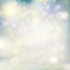 Image showing Lights on Christmas background. EPS 10