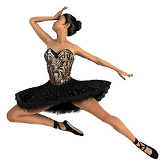 Image showing Asian Female Ballet Dancer