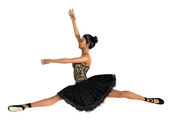 Image showing Asian Female Ballet Dancer