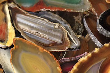 Image showing agate collection
