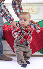 Image showing Baby boy with his father