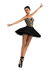 Image showing Asian Female Ballet Dancer