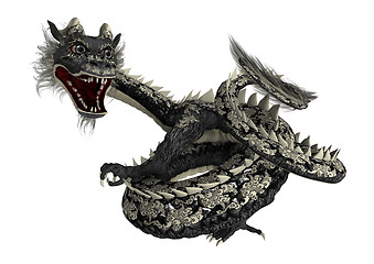 Image showing Black Eastern Dragon