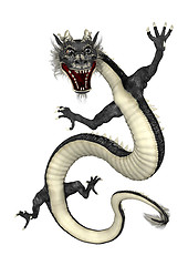 Image showing Black Eastern Dragon