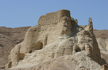 Image showing Zohar fort - Roman fortification in Judean desert