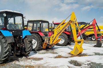 Image showing Agricultural machinery exhibition. Tyumen. Russia