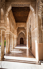 Image showing Arabian Door in Alhambra