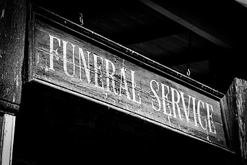 Image showing Funeral Service