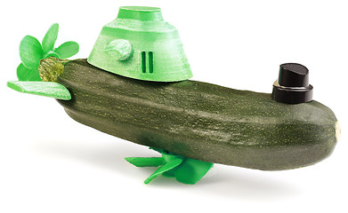 Image showing Zucchini Submarine