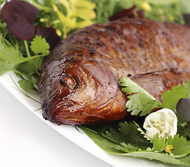 Image showing Smoked fish