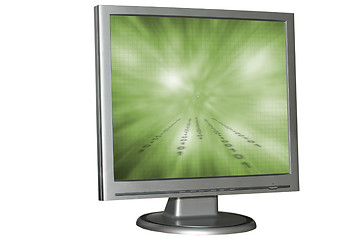 Image showing Isolated LCD monitor