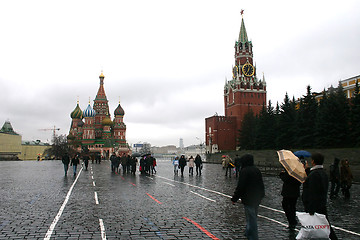 Image showing The red square, Moscow