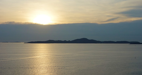 Image showing sunset