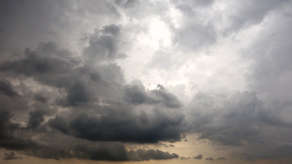 Image showing stormy sky