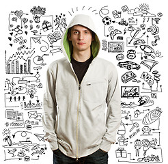 Image showing Young man life concept