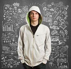 Image showing Young man life concept