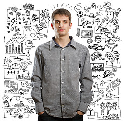 Image showing Young man life concept