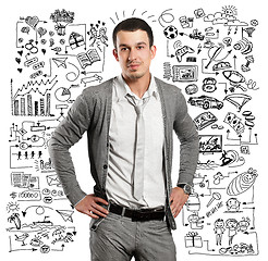 Image showing Young man life concept