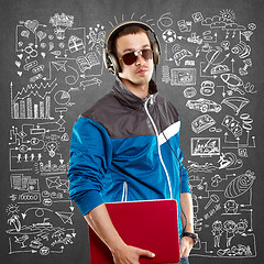 Image showing Young man life concept