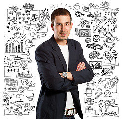 Image showing Young man life concept