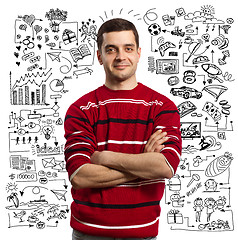 Image showing Young man life concept