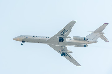 Image showing Flying Tu-134 of Utair company