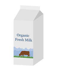 Image showing Bio milk carton