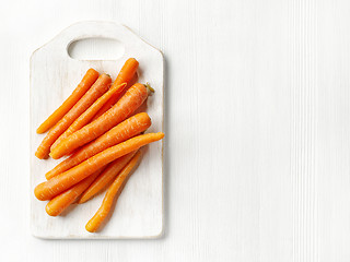 Image showing fresh raw carrots 
