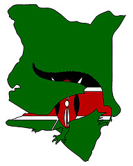 Image showing Crocodile Kenya