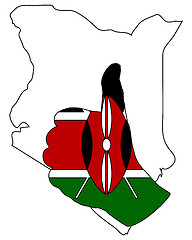 Image showing Kenya hand signal