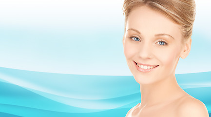 Image showing beautiful young woman face