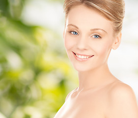 Image showing beautiful young woman face