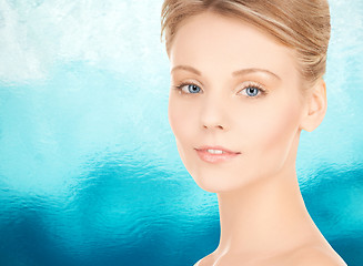 Image showing beautiful young woman face