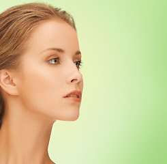 Image showing beautiful young woman face