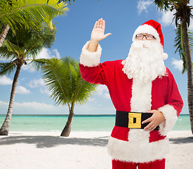 Image showing man in costume of santa claus