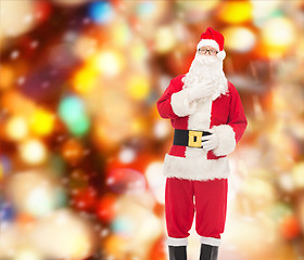 Image showing man in costume of santa claus